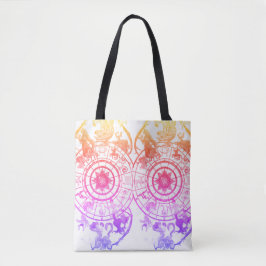 Rainbow Zodiac Astrological Signs  on a Tote Bag トートバッグ