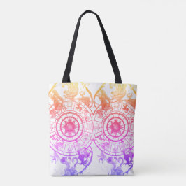 Rainbow Zodiac Astrological Signs  on a Tote Bag トートバッグ