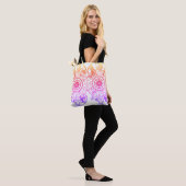 Rainbow Zodiac Astrological Signs  on a Tote Bag トートバッグ (モデル)