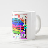 RAINBOWEDの置くか、または朝日©2013ジェームスワーレン ジャンボコーヒーマグカップ (正面右)