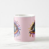 Rainboweye - rosé コーヒーマグカップ (中央)