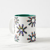 rainbowflowers-1 ツートーンマグカップ