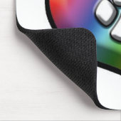 rainbowheartpawprint マウスパッド (コーナー)