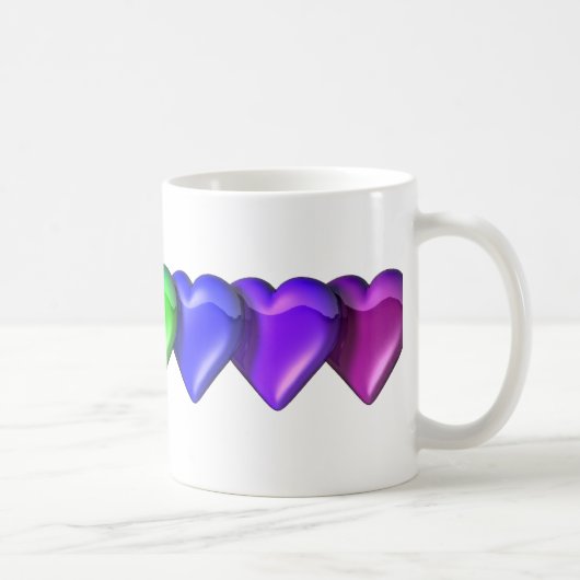 RainbowHearts コーヒーマグカップ (右)
