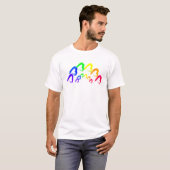RainbowHearts T-shirt Tシャツ (正面フル)