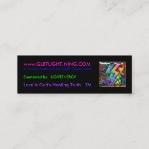 rainbowlight、www.GLBTLIGHT.NING.COMの社会… スキニー名刺