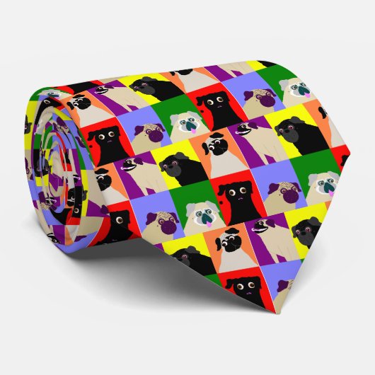 RainbowPugs ネクタイ (ロール)