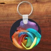 rainbowrose、LoveEqually キーホルダー (正面)