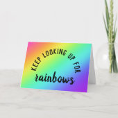 Rainbows保 Greeting Cardを探す カード (正面)