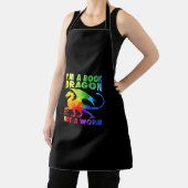 Rainbows私は本ドラゴンではなくワームLGBTゲイPr エプロン (インサイチュ)