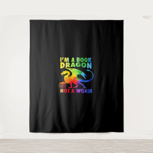 Rainbows私は本ドラゴンではなくワームLGBTゲイPr タペストリー