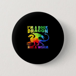 Rainbows私は本ドラゴンではなくワームLGBTゲイPr 缶バッジ
