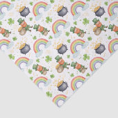 Rainbows Shamrocks Leprechauns St Patrick's Day  薄葉紙 (詳細)
