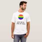 rainbowsmiley、戸棚は衣服peoではなくのため…です tシャツ (正面フル)