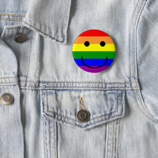 rainbowsmiley 缶バッジ (インサイチュ)