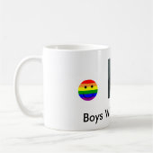 rainbowsmiley、rainbowsmiley、雨… -カスタマイズ コーヒーマグカップ (左)