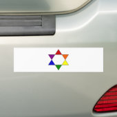 rainbowstar バンパーステッカー (車上)