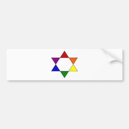 rainbowstar バンパーステッカー (正面)