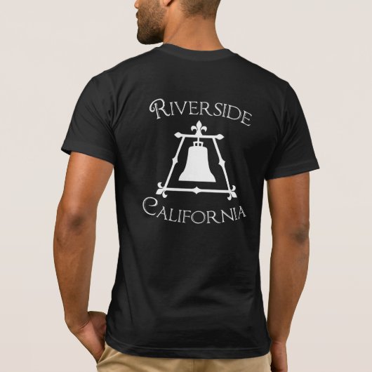 Raincrossのフルーアのデザイン、川岸、カリフォルニア- Tシャツ (裏面)