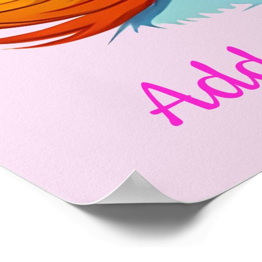 Raindbow馬の尖頭化可能 ポスター (角)