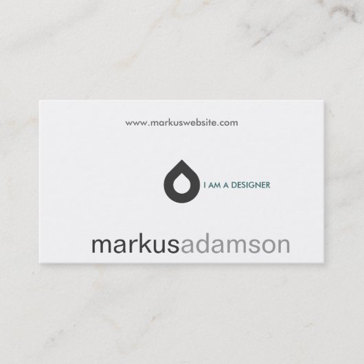 RAINDROP名刺 名刺 (正面)