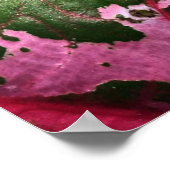 Raindrop on caldiumポスター/ウォールアート ポスター (角)