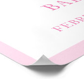 Raindrop Sweetheartカラフル Baby Showerへようこそ ポスター (角)