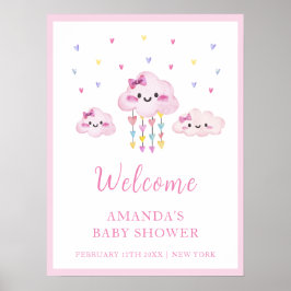 Raindrop Sweetheartカラフル Baby Showerへようこそ ポスター