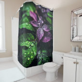 "Raindrop Symphony: 鮮やか離れ" シャワーカーテン (インサイチュ)