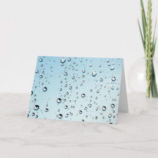 Raindropsテクスチャ カード (正面)