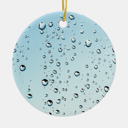 Raindropsテクスチャ セラミックオーナメント (正面)
