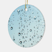 Raindropsテクスチャ セラミックオーナメント (左)