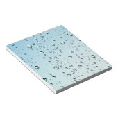 Raindropsテクスチャ ノートパッド (アングル)