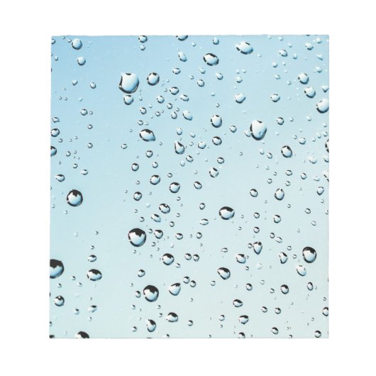 Raindropsテクスチャ ノートパッド (正面)