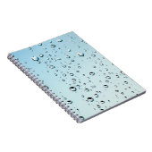 Raindropsテクスチャ ノートブック (右側)