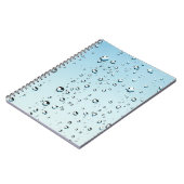 Raindropsテクスチャ ノートブック (左側)