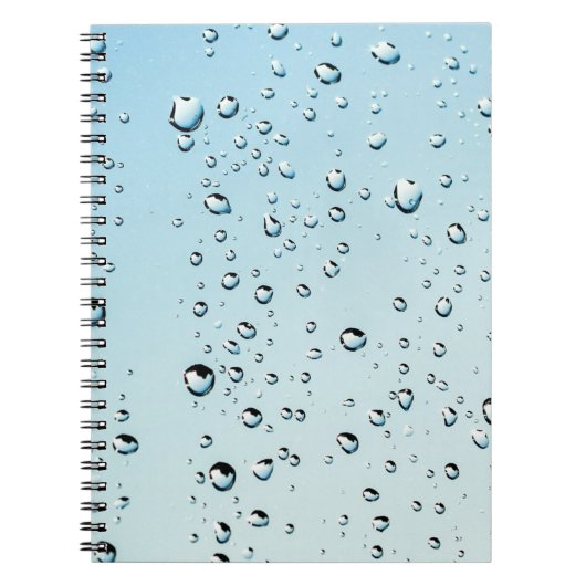 Raindropsテクスチャ ノートブック (正面)