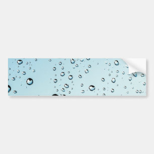 Raindropsテクスチャ バンパーステッカー