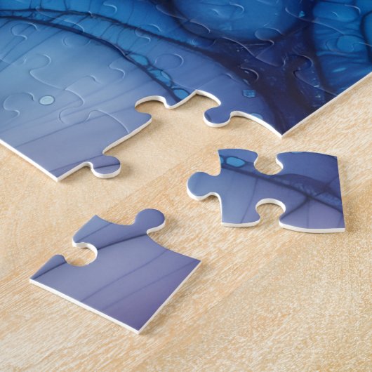 Raindrops Alcohol Ink ジグソーパズル (側面)