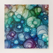 Raindrops Alcohol Ink ジグソーパズル (横)