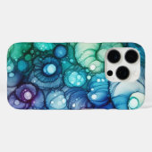 Raindrops Alcohol Ink Case-Mate iPhoneケース (裏面 (横))