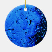 Raindrops by Shirley Taylor セラミックオーナメント (裏面)