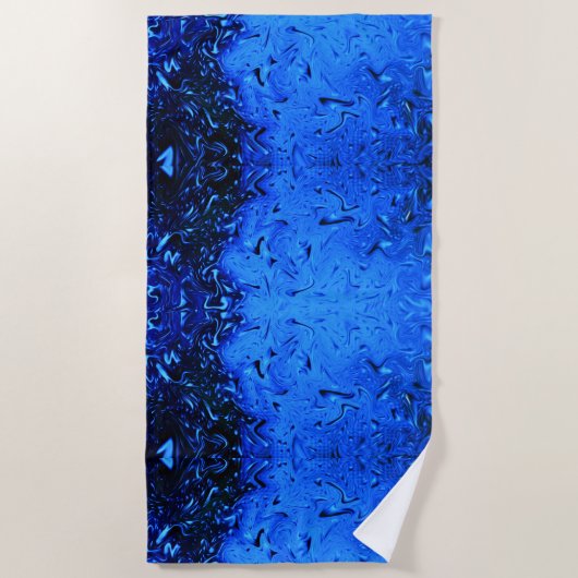 Raindrops by Shirley Taylor ビーチタオル (正面)