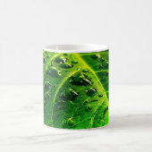 Raindrops on a Leaf コーヒーマグカップ (中央)