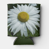 Raindrops on Daisy II Wildflower Floral 缶クーラー (正面)