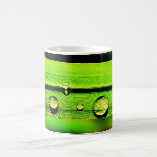 Raindrops on Grass コーヒーマグカップ (中央)