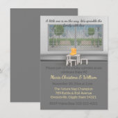 Raindrops & Snuggles Baby Sprinkle Invitation 招待状 (正面/裏面)