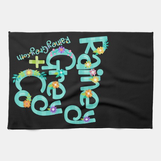 RAINEY GRAY + CO [ロゴ6] キッチンタオル (横)