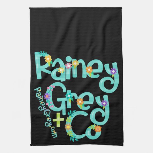 RAINEY GRAY + CO [ロゴ6] キッチンタオル (縦)