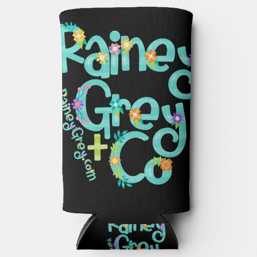 RAINEY GRAY + CO [ロゴ6] スリム缶クーラー (正面)